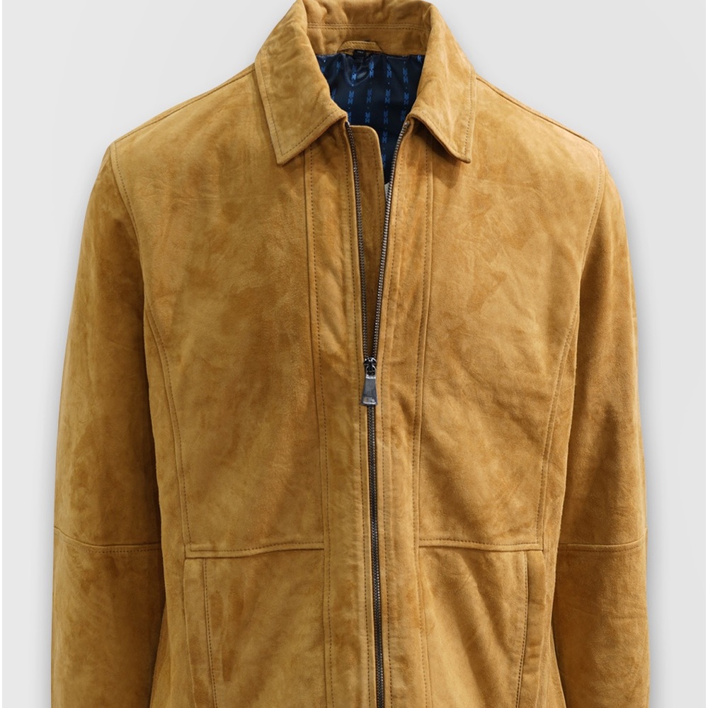 Miguel's Luxurious Tan Suede Jacket